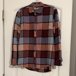 Madewell Multicolor Plaid Flannel Shirt